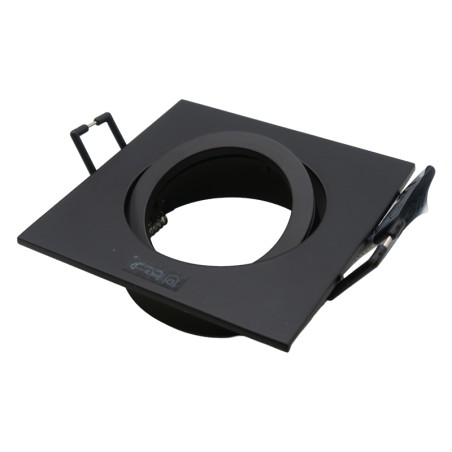 Anneau spot orientable carré GU10/MR16 DALLA Noir