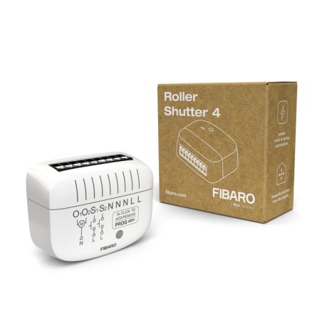 FIBARO Micromodule volet roulant Shutter 3 Z-Wave+