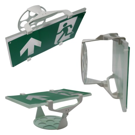 Porte étiquettes saillie mural pour SPAZIO - ZEMPER ALP0011