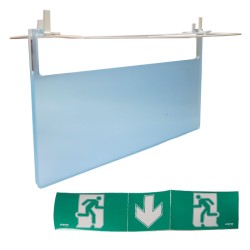 Porte étiquette saillie plafond BS Xena - ZEMPER 90095NMF