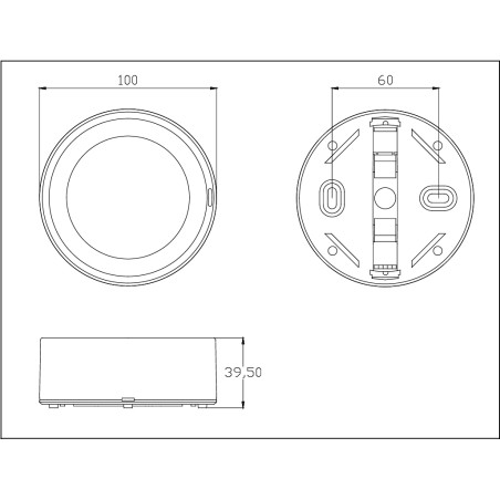 Bloc autonome ambiance sati autotestable LED 320lms - ZEMPER LUZ3350LX
