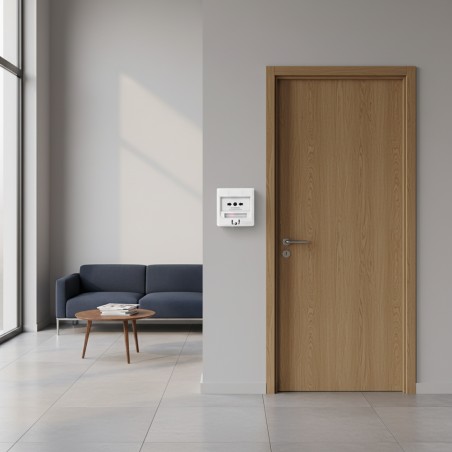 Déclencheur manuel blanc avec capot - NEUTRONIC 5710B5C