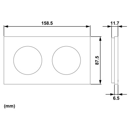 Odace Plaque de finition