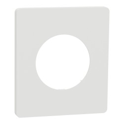 Odace Architecte Plaque 1 poste Blanc Craie - S920802