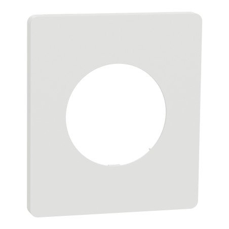 Odace Architecte Plaque 1 poste Blanc Craie