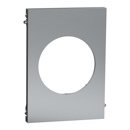 Odace Architecte Plaque centrale effet Titane