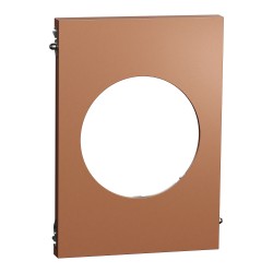 Odace Architecte Plaque centrale effet Cuivre - S931801