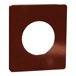 Odace Architecte Plaque 1 poste Sienne émaillé - S936802