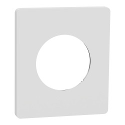 Odace Architecte Plaque 1 poste Céramique Blanc - S951802