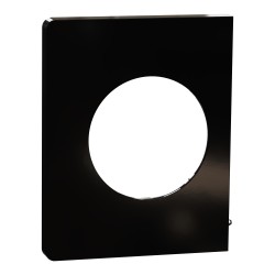 Odace Architecte Plaque latérale Noir émaillé - S935800