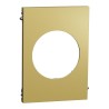 Odace Architecte Plaque centerale effet Laiton