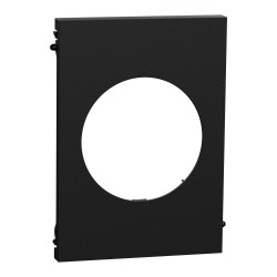 Odace Architecte Plaque centrale Noir Onyx - S940801