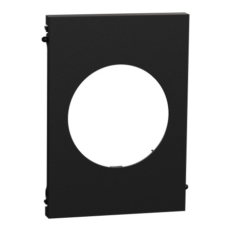 Odace Architecte Plaque centerale Noir Onyx