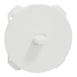 Odace Enjoliveur Int. à levier simple Blanc Craie - S929201