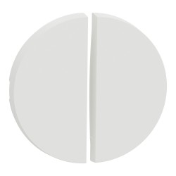 Odace Enjoliveur commande double Blanc Craie - S929210