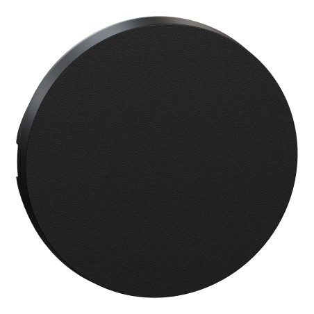 Odace Enjoliveur pour interrupteur ou poussoir simple Noir Onyx