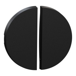 Odace Enjoliveur commande double Noir Onyx - S949210