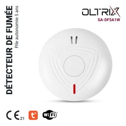Détecteur de fumées connectée WiFi - OLTRIX SA-DF5A1W