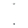 Suspension Tilla Alu-gris pour une ampoule E27 60W max.