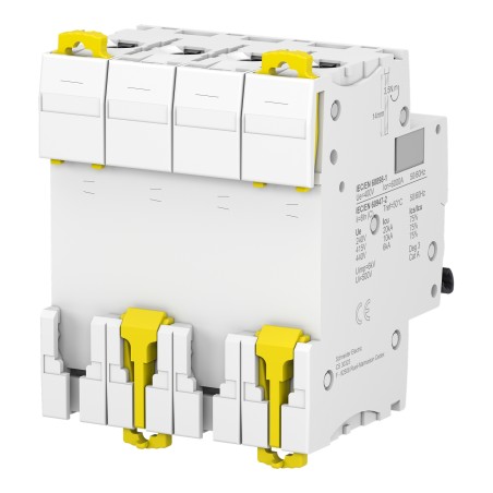 Disjoncteur Schneider 4P 32A iC60N Acti9 Courbe C 10kA - A9F74432