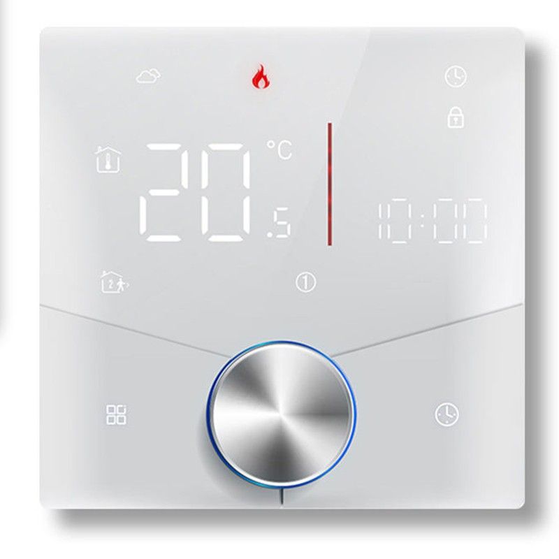 Thermostat connecté Chaudière Blanc Wifi MOES WHT-009-GC