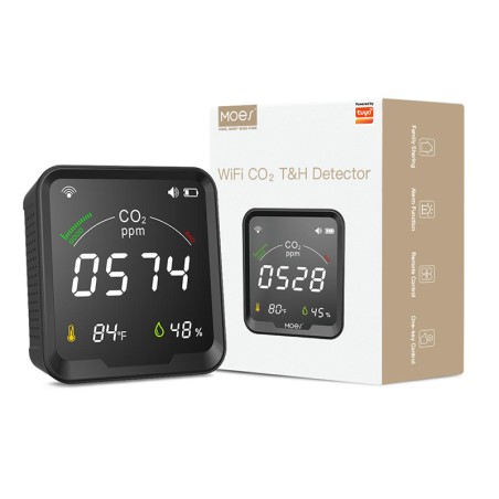 Capteur CO2 température et humidité Wifi