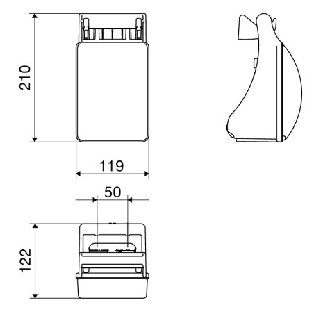 BAPI lampe de secours portable 50lm LP50 - LUMINOX 10151