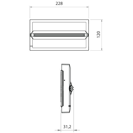 Bloc BAES ambiance SATI 400lm/1h  - LUMINOX LUM16143