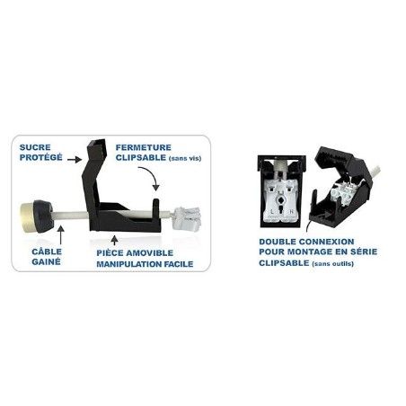 Douille GU10 céramique connecteur rapide – MIIDEX 73992