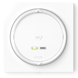 Commande Amy 2 Modes IO 2 canaux avec cadre SOMFY