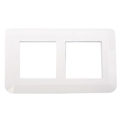 Legrand 078864L - Mosaic Plaque 2x2 mod. Horizontal Blanc Ent 57mm