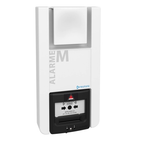 Alarme menace PPMS à piles avec relais