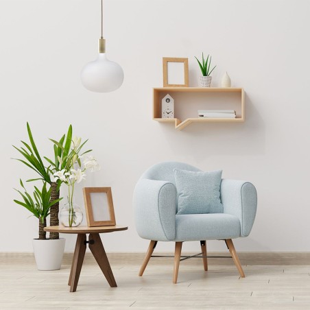 Ampoule déco LED Opaline E27 4W COBBLE blanc chaud