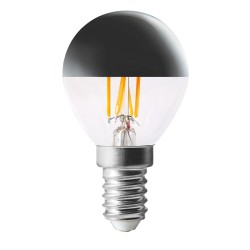 Ampoule déco LED Calotte Argentée E14 4W 2500K ARIC 20119