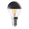 Ampoule déco LED Calotte Argentée E14 4W 2500K