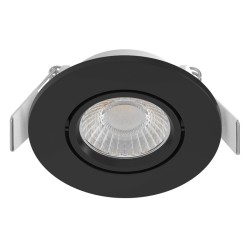 Collerette clipsable spot orientable EDOS noir ARIC 11061