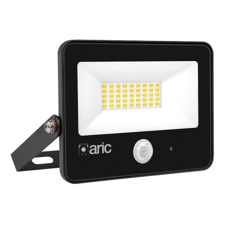 Projecteur avec détecteur LED WINK 2 32,4W 4000K robuste alu noir