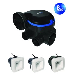 VMC Hygroréglable EasyHOME + 3 Bouches - ALDES 11033531