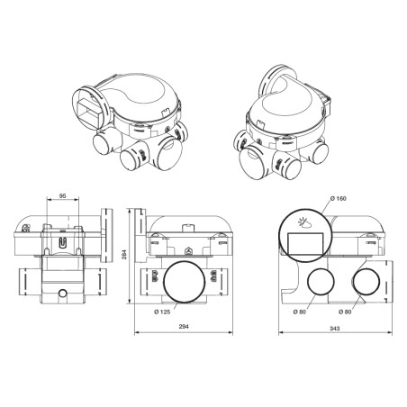 Dimension VMC Hygroréglable