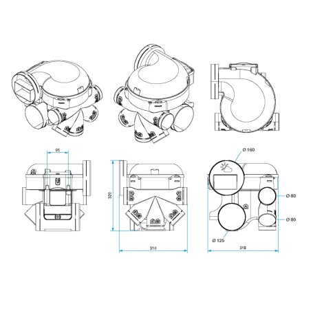 Dimension VMC Hygroréglable