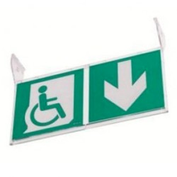 Porte pictogramme verticale pour BAES Uraone - URA 168202