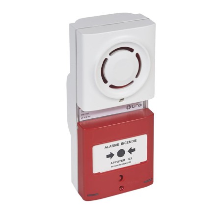 Alarme Incendie Type 4 à pile compact destiné à la signalisation sonore