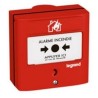 Déclencheur alarme incendie rouge 1 contac