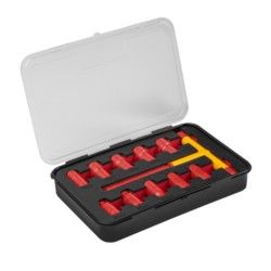 Coffret douilles isolées en T 1000V 11 pcs HOGERT HT1E102