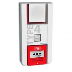 Alarme Incendie lumineux à piles Type 4 - NEUTRONIC TT4PL