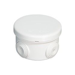 Boite de dérivation étanche diamètre : 80mm 4 entrées Gris