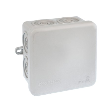 Boite de dérivation étanche 80x80 Gris