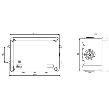 Boite de dérivation étanche