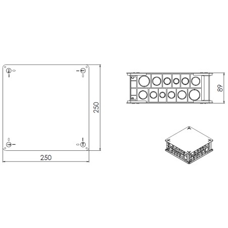 Dimensions Boite pavillonnaire pour combles
