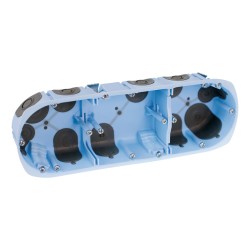 Boîte étanche à l'air 3 postes prof. 40mm - EUROHM 52066